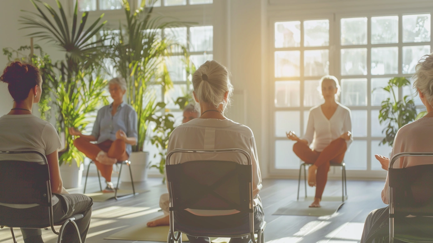 Йога на стільці